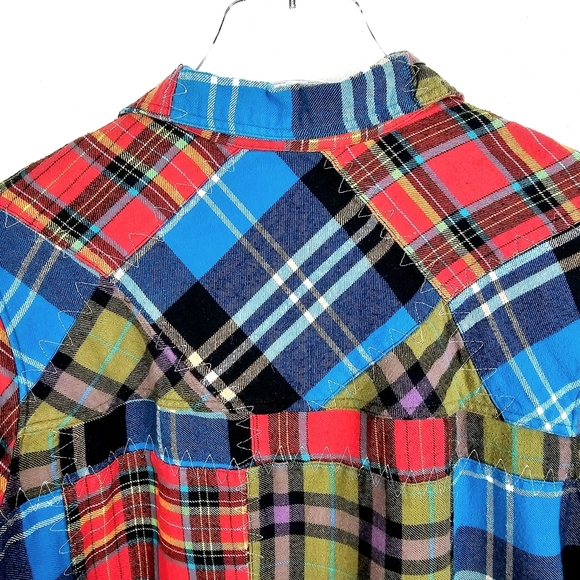 Soft Surroundings #29784 Highland Patchwork Plaid Flannel - Picture 12 of 13